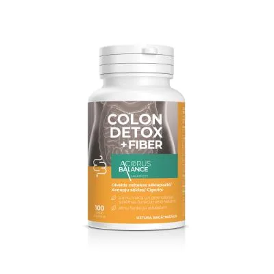 Acorus Balance Colon Detox+Fiber kapsulas N100