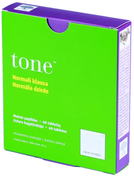 New Nordic Tone tabletes, 60 gab.