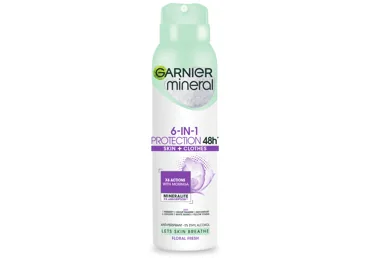 IZSMIDZINĀMS DEZODORANTS GARNIER MINERAL PROTECTION 6IN1 FLORAL SIEVIETĒM 150ML