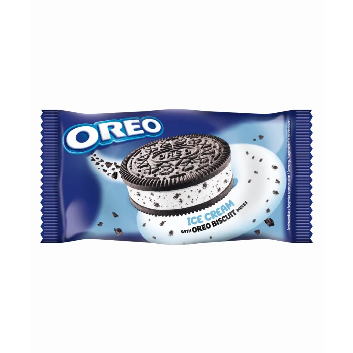 SALDĒJUMS OREO SENDVIČS VANIĻAS, ŠOKOLĀDES GARŠAS CEPUMĀ UN SASMALCINĀTIEM CEPUMU GABALIŅIEM 135ML/80G