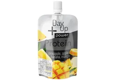 AUZU PĀRSLU BIEZENIS DAY UP PROTEIN ANANASS ĀBOLS BANĀNS 100G