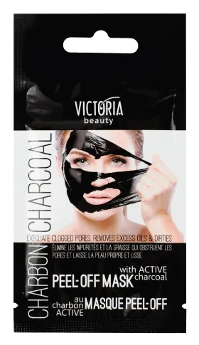 Victoria Beauty Active Charcoal Peel-Off sejas maska, 10 ml