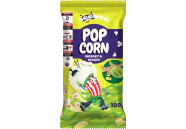 POPKORNS BOOMZA AR VASABI INGVERA GARŠU 100G