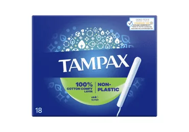TAMPONI TAMPAX PLASTIC FREE SUPER 18GAB.