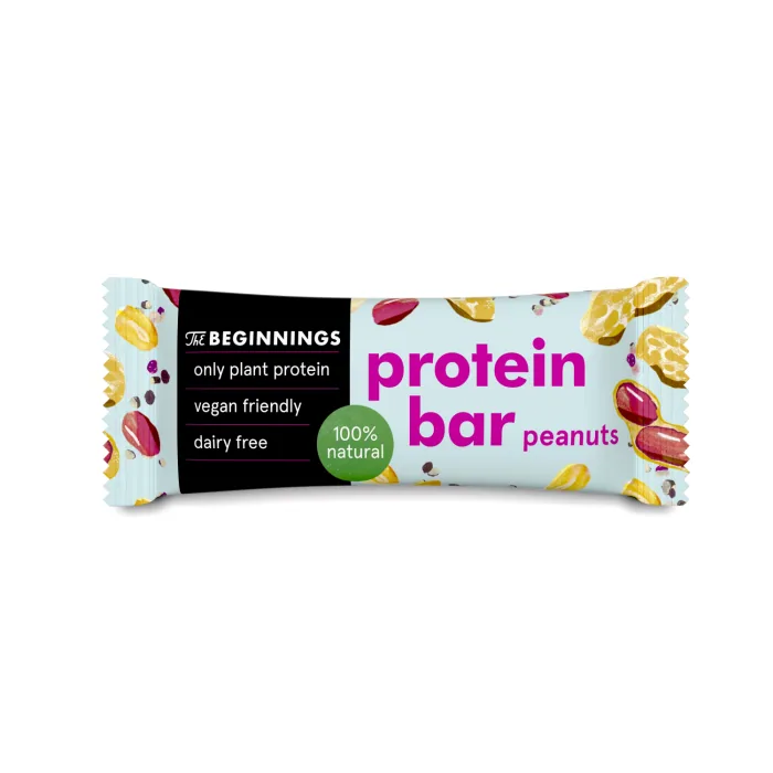 PROTEĪNA BATONIŅŠ BEGINNINGS ZEMESRIEKSTU 40G