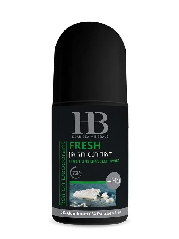 H&B vīriešu dezodorants-rullītis fresh green, 75 ml