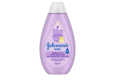 JOHNSONS BEDTIME SHAMPOO+WASH,500ML

