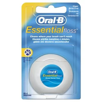 Zobu diegs essential floss piparmētru ar vasku 50 m