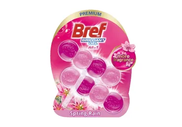 TUALETES BLOKS BREF BG SPRING RAIN 2X42G