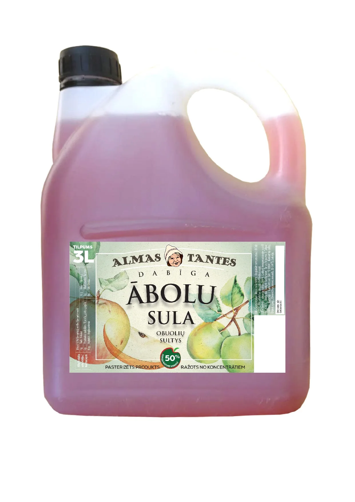 SULA ALMAS TANTE ĀBOLU, DABĪGA, HDPE, 3L
