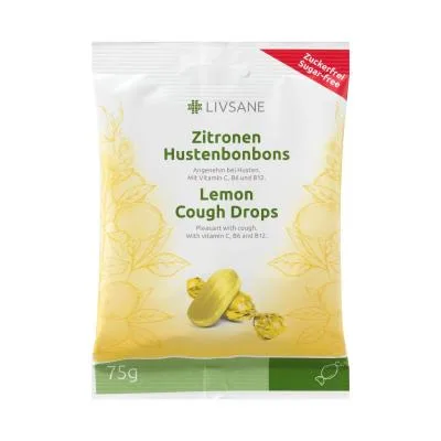 Livsane Pretklepus Ledenes ar citronu garšu 75 g