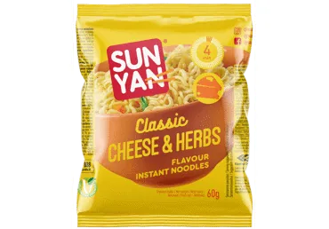 ĀTRI PAGATAVOJAMAS NŪDELES SUN YAN AR SIERU&GARŠAUGIEM 60G