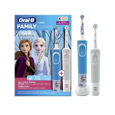 Oral B elektriskās zobu birstes vitality pro+frozen