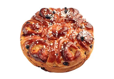 PĪRĀGS AR KRĒMU UN ROZĪNĒM MEISTARA MARKA 480G