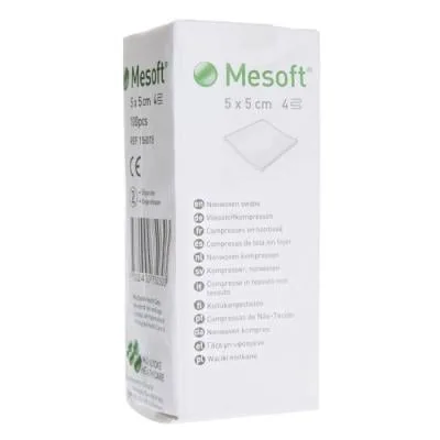 Mesoft salvetes nesterilas 5 x 5 cm 100 gb.