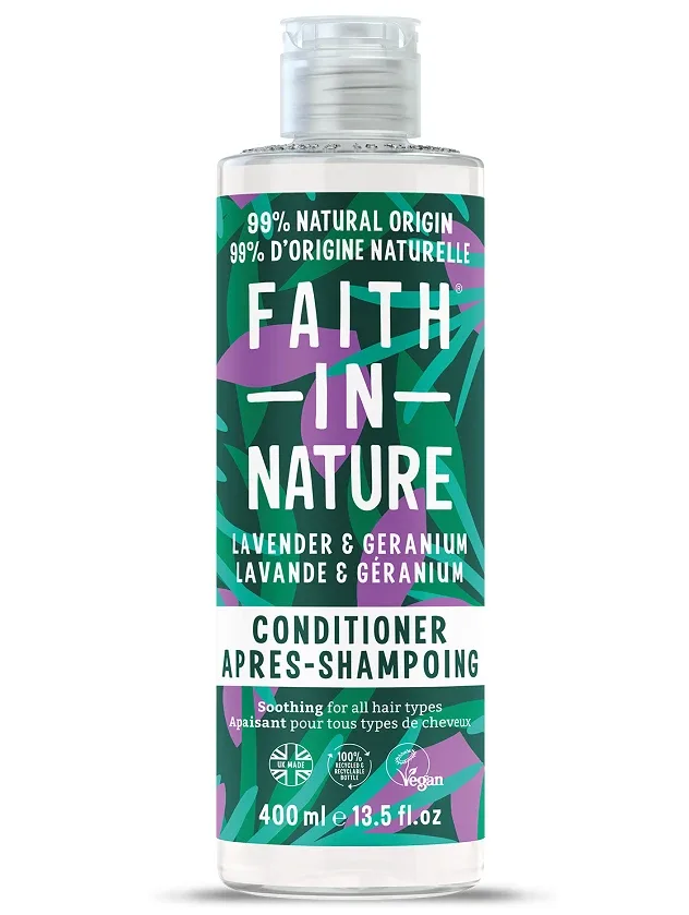 Faith In Nature Lavender & Geranium matu kondicionieris, 400 ml