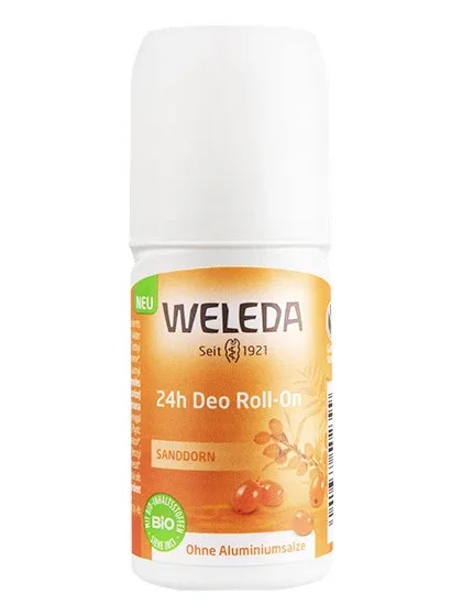 Weleda dezodorants 24H roll-on ar smiltsērkšķu eļļu, 50 ml