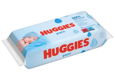 MITRĀS SALVETES HUGGIES PURE 56GAB.