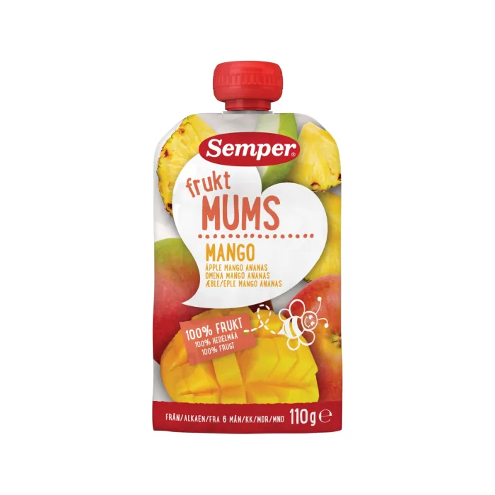 SMŪTIJS SEMPER AR MANGO, NO 6 MĒNEŠIEM, 110G
