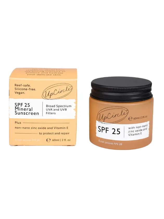 Upcircle minerālais saules aizsargkrēms SPF 25, 60 ml