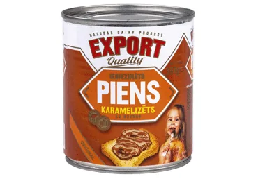 KARAMELIZĒTS IEBIEZINĀTAIS PIENS AR CUKURU EXPORT 397G