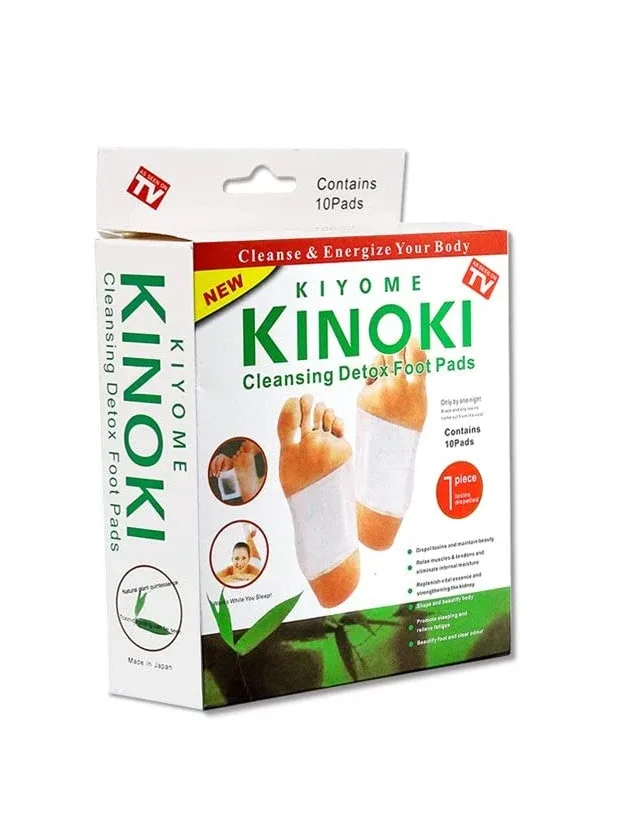 Kinoki detoksikācijas plāksteri kāju pēdām