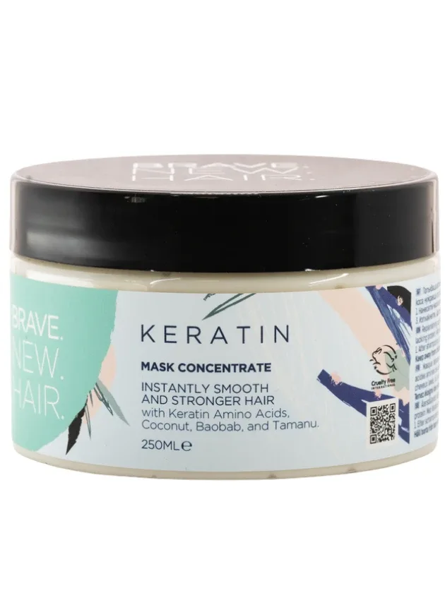 Brave.New.Hair. Keratin maska matu nogludināšanai, 250 ml