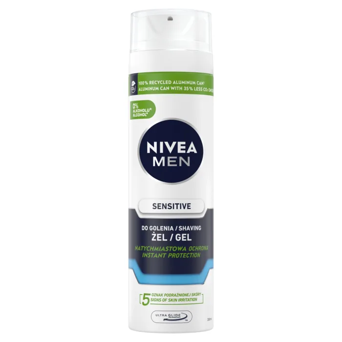 SKŪŠANĀS GELS NIVEA MEN JUTĪGAI ĀDAI 200ML