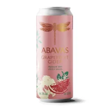 Сидр Abavas яблочно-грейпфрутовый 5%, 0,33 л