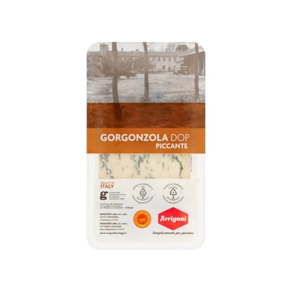 SIERS GORGONZOLA DOP PICCANTE, T.S.S. 51.8%, 200G, ARRIGONI