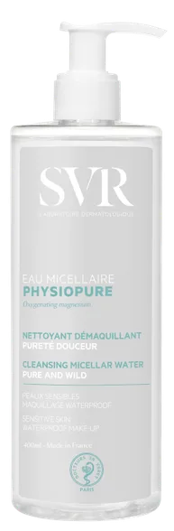 Мицеллярная вода SVR Physiopure Eau Micellaire для чувствительной кожи, 400 мл