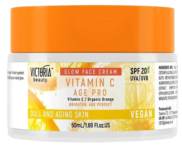 Victoria Beauty Vitamin C Age pro SPF 20 sejas krēms, 50 ml