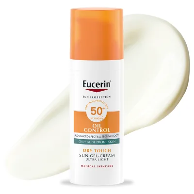 Eucerin Sun Oil Control dry touch SPF50+ sauļošanās gelkrēms 50 ml