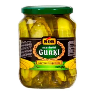 GURĶI MARINĒTI KOK SAGR.ŠĶĒLĪTĒS 680G/360G
