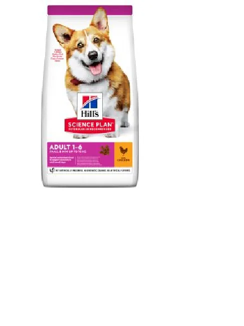 SAUSĀ BARĪBA PIEAUGUŠIEM SUŅIEM HILL'S SCIENCE PLAN CANINE, AR VISTU, 1.5KG