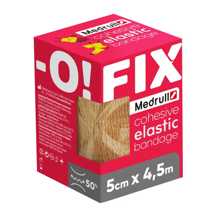 PAŠLĪPOŠA ELASTĪGĀ SAITE MEDRULL FIX-O 5CM X 4.5M