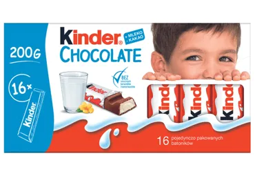 ŠOKOLĀDE KINDER CHOCOLATE 200G
