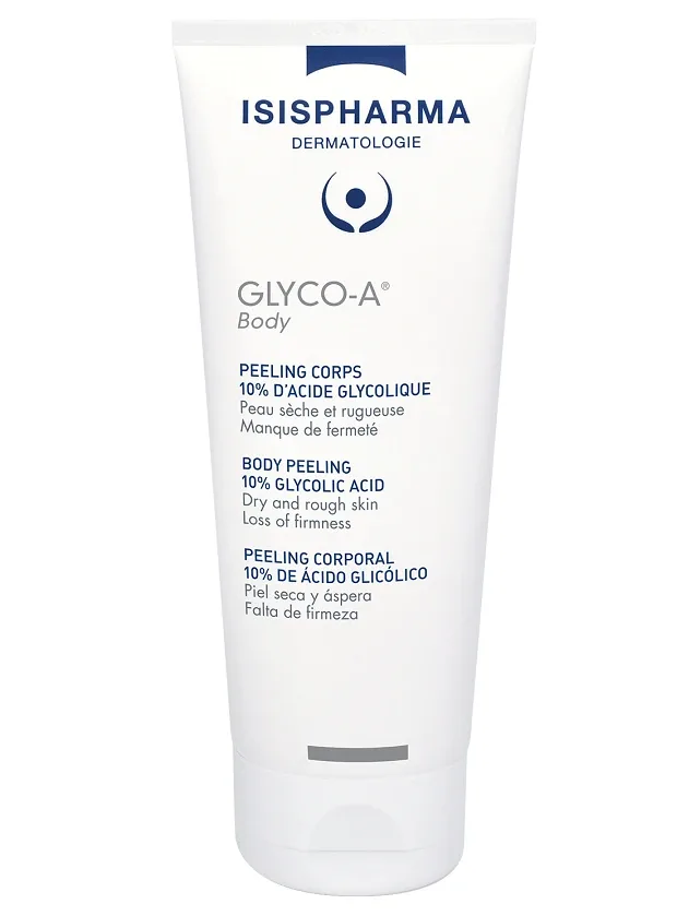 Isispharma Glyco-A® Body pīlinga krēms ķermenim ar 10% glikolskābi, 200 ml