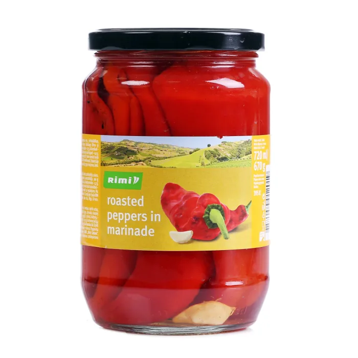 MARINĒTA PAPRIKA RIMI APCEPTA 670G/395G