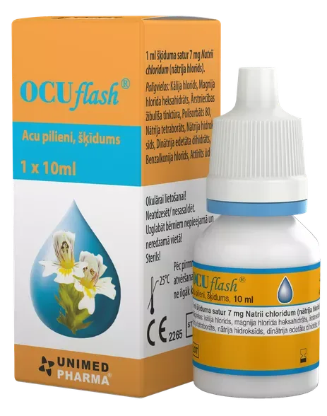 Ocuflash 10 ml acu pilieni, 1 gab.