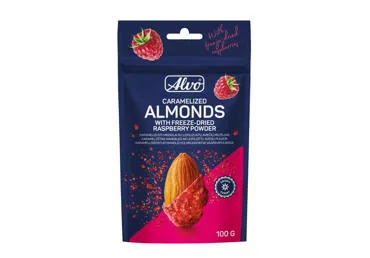 KARAMELIZĒTAS MANDELES AVEŅU GARŠA ALVO 100G