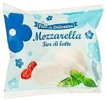 SIERS MOZZARELLA FIOR DI DOLCEZZA, 40%, 125G ITĀLIJA