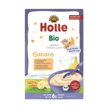 PIENA PUTRA HOLLE AR BANĀNIEM ZĪDAIŅIEM NO 6 MĒNEŠIEM BIO 250G
