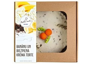 TORTE BANĀNU BIEZPIENA MEISTARA MARKA 1,1KG
