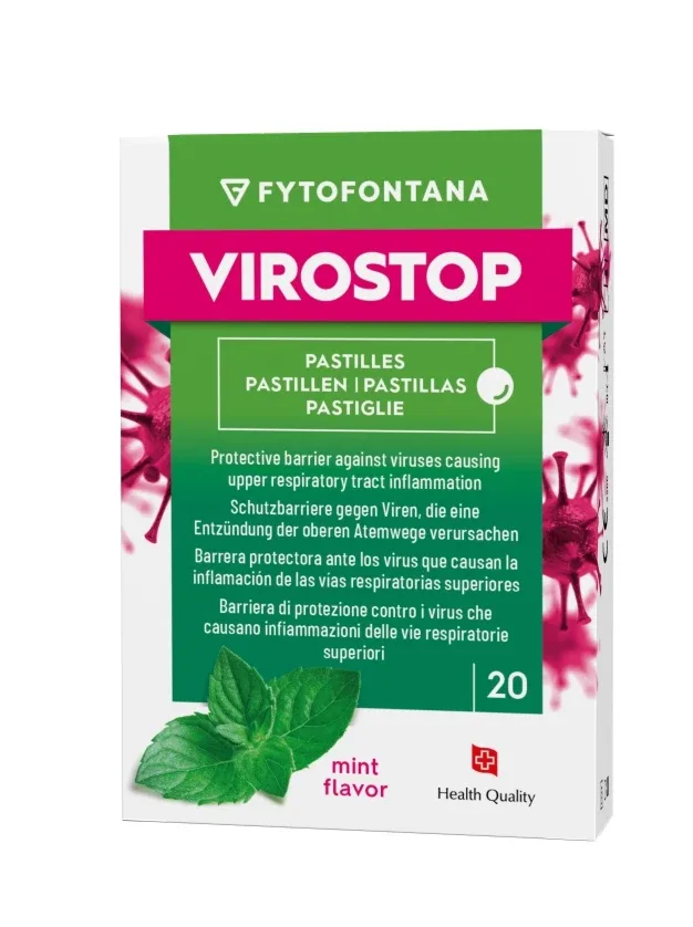 Fytofontana virostop pastilas ar piparmētru garšu, 20 gb.