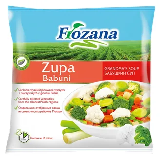SALD. DĀRZEŅI FROZANA VECMĀMIŅAS DĀRZEŅU ZUPA 400G