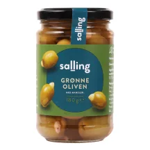 ZAĻĀS OLĪVAS SALLING AR MANDELĒM, SĀLĪJUMĀ 290G/180G