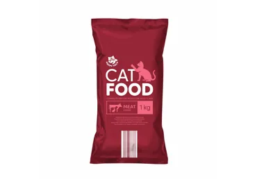 SAUSĀ KAĶU BARĪBA HAPPY TAILS LIELLOPA, JĒRA, TRUŠA 1KG
