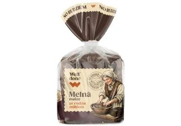 MELNĀ MAIZE AR RUDZU MILTIEM WELL DONE 300G
