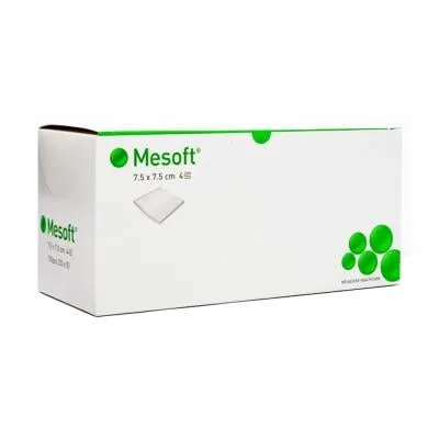 Salvetes Mesoft Neaustas, sterilas 7,5 x 7,5 cm 150 gab.